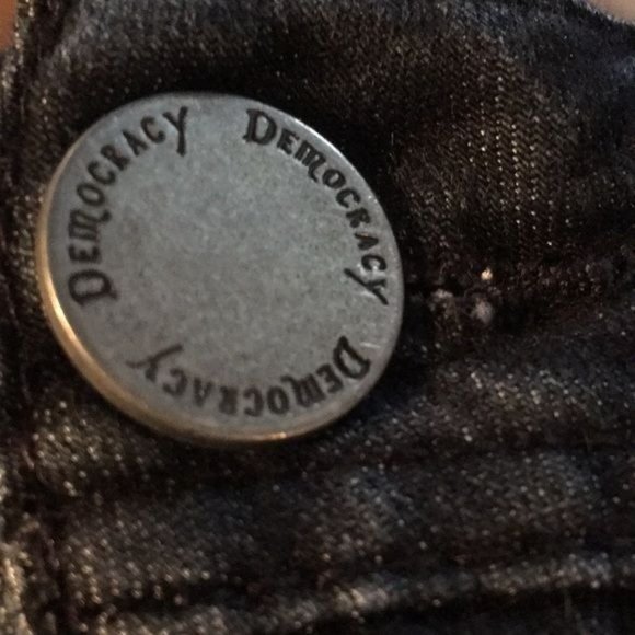 Democracy “Ab” technology woman’s skinny blue jeans stretch waistband size 8 - Picture 5 of 5